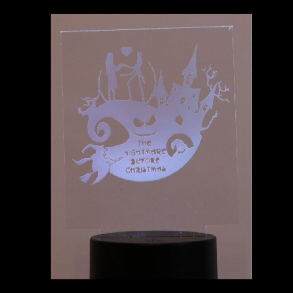 Nightmare before Christmas- Decorative Light-Up Signs